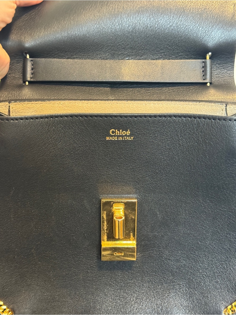 Chloé Drew Threaded-Chain Shoulder Bag - Picture 4 of 8